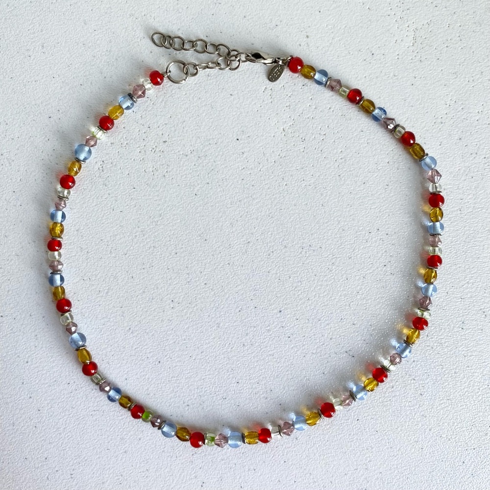 Y2K Aero Beaded Multicolour Necklace